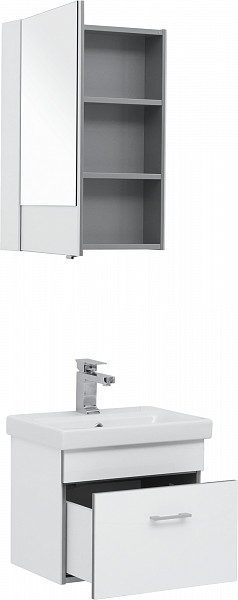 Мебель для ванной Aquanet Верона 50 (Moduo Slim) белый 00254065