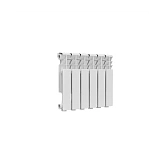 Радиатор алюминиевый Delta Plus 350 6 секций Qну=618 Вт RAL 9016 (белый) Ogint