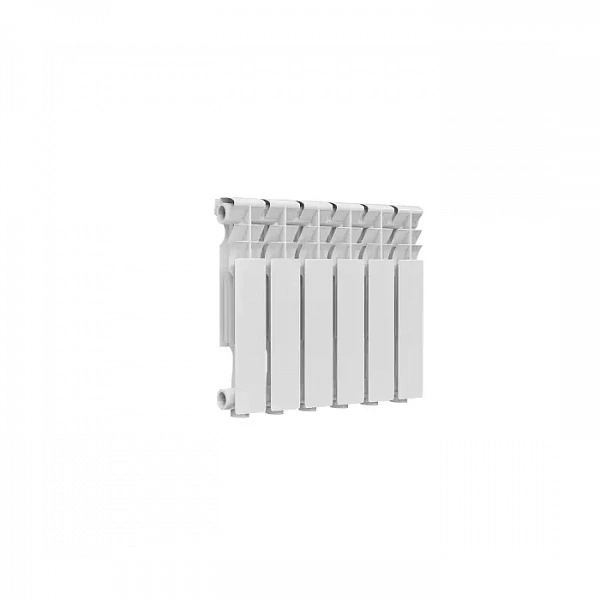 Радиатор алюминиевый Delta Plus 350 6 секций Qну=618 Вт RAL 9016 (белый) Ogint