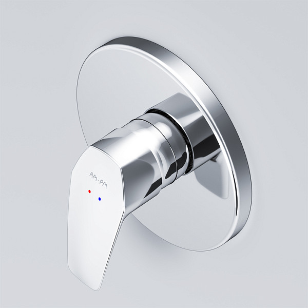 F9075000 Gem, cмеситель д/душа монтируемый в стену, хром, шт.