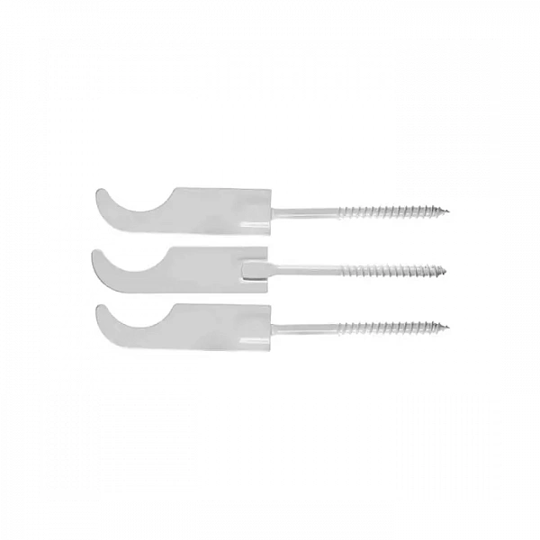 Кронштейн настенный штыревой "сабля" L=185мм стальной для алюминиевых и биметаллических радиаторов Ogint