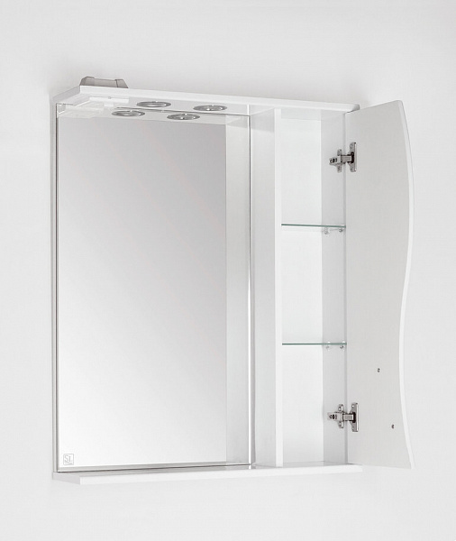 Зеркальный шкаф Style Line Амелия 65х83 со светом