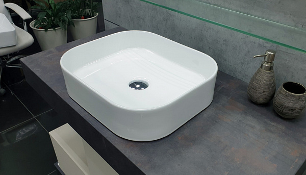 Раковина накладная Velvex  45 см 78537