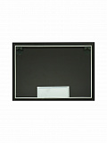 Зеркало Континент "Amer Led" с фоновой подсветкой, бесконтактным сенсором, черной окантовкой 1000х700