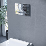 Комплект KOLLER POOL для монтажа  подвесного унитаза: Инсталляция Alcora ST 1200 с клавишей KVADRO Chrome, Унитаз KVADRO Rimless, сиденье дюропласт: SoftClose, Take Off, антибактериальное покрытие, система «Антивсплеск»