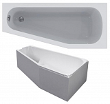 Акриловая ванна Ideal Standard Hotline SpaceSaver K276101 160x70 правая