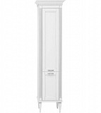 Шкаф-пенал для ванной Aquanet Селена 40 L белый/серебро 00201645
