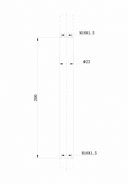 Удлинитель для душевых систем Bravat Opal P75117CP-RUS