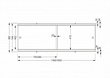 Панель для ванны фронтальная Cersanit Universal PA-TYPE2*170