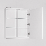 Зеркальный шкаф Жасмин 2 50х72/С, Люкс белый
