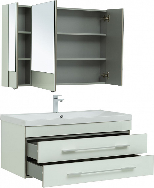 Мебель для ванной Aquanet Верона 100 белый (раковина Нота 284116) 00287649