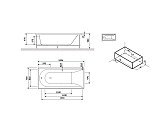 W72A-170-075W-P2 Панель фронтальная для ванны Spirit 170х75