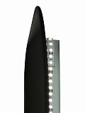 Зеркало Континент "Torry Led" с фоновой подсветкой, бесконтактным сенсором, черной окантовкой 600х1000