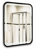 Зеркало AZARIO Мальта-лофт 600х800 сенсор выкл, рама пластик (LED-00002353)