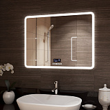 Зеркало Континент "Demure LED" с многофункциональной панелью 800x600