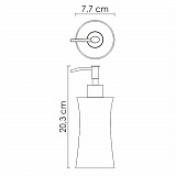 Дозатор для жидкого мыла Wasserkraft Salm K-7699