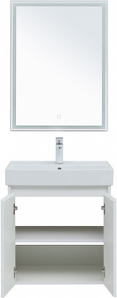 Мебель для ванной Aquanet Nova Lite 60 белый глянец (2 дверцы) 00302532