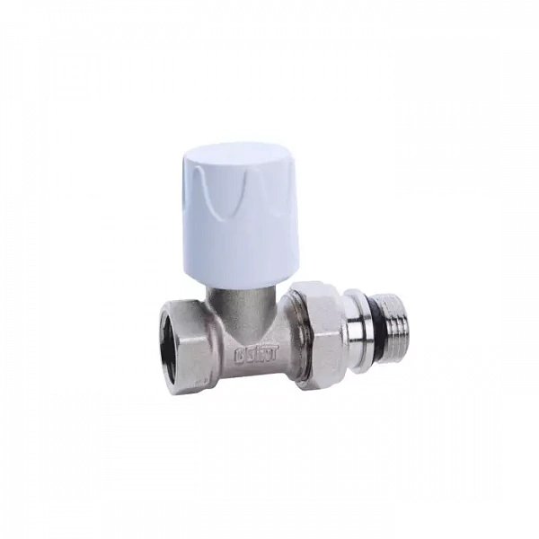 Клапан ручной регулировки для радиатора Ду 15 Ру10 ВР прямой штуцер с герметичной прокладкой Ogint