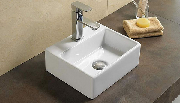 Раковина накладная Velvex  35 см 7440A