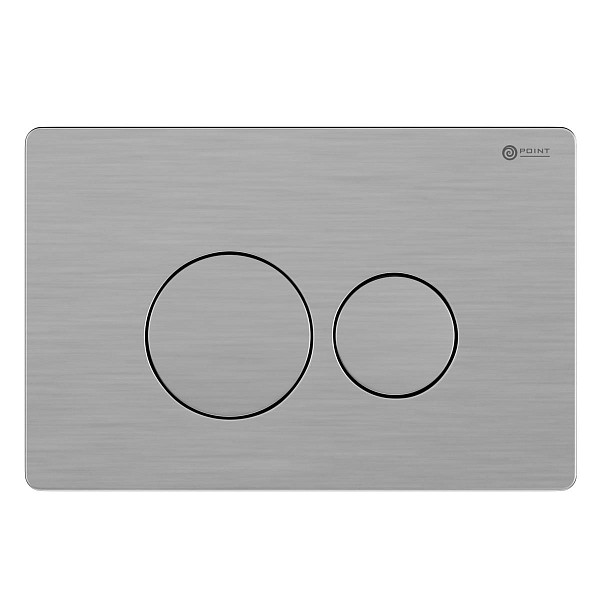 Сет: Система инсталляции Point Элемент для подвесного унитаза PN45120 + Клавиша смыва для инсталляции Point Виктория, нержавеющая сталь, сталь брашированная, PN44061SB + Унитаз подвесной Point Меркурий безободковый, сид.дюропласт микролифт быстросъем, гра