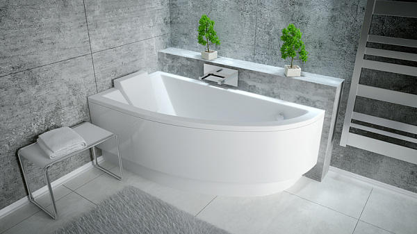Акриловая ванна Besco Praktika 150x70 WAP-150-NL Левая