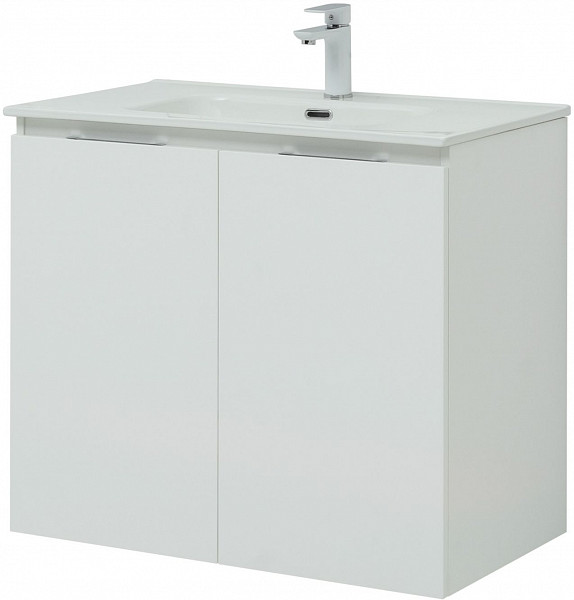 Мебель для ванной Aquanet Алвита New 80 2 дверцы, белый матовый 00274207