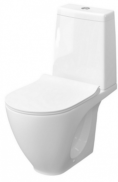 Унитаз-компакт ТРИНО, б/о, г/в, сид. DP Slim, Soft Close (КЕРАМИН)