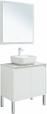 Мебель для ванной Aquanet Nova Lite 75 белый глянец (2 дверцы) 00302535