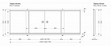 Фронтальная панель для ванны раздвижная Aquanet Kupe 149 00273296