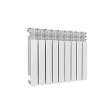 Радиатор алюминиевый Alpha 500 9 секций Qну=1665 Вт RAL 9016 (белый) Ogint