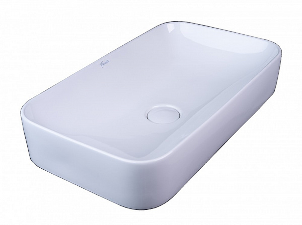 Накладная раковина  Fluenta Round Washbasin в комплекте с донным клапаном Pestan