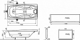 Панель боковая для ванны Ravak XXL 95 CZ09190A00