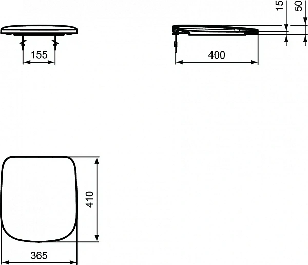 Крышка-сиденье Ideal Standard Esedra T318601