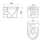 Сет: Инстал.OLI 80 ECO +панель Globe черн., OLI+Унитаз Point Вега, чёрн мат