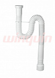Сифон гофрированный Wirquin без выпуска 1½ х 40/50 мм, L1200 мм с хомутом жёсткости