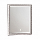 Зеркало AZARIO Марсель LED 630х780 серебро, сенсорный выключатель (ФР-00000910)