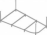Каркас для ванны Riho Geta 170x90 правый