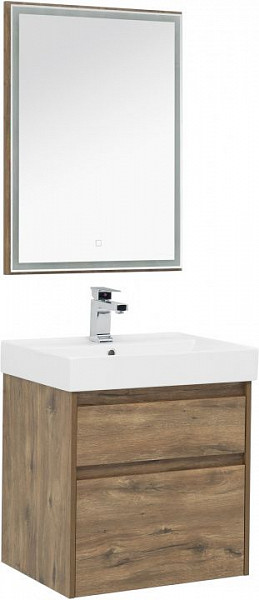 Мебель для ванной Aquanet Nova Lite 60 дуб рустикальный (2 ящика) 00254216