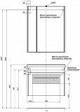 Мебель для ванной Aquanet Августа 75 белый (раковина Нота NEW) 00225246