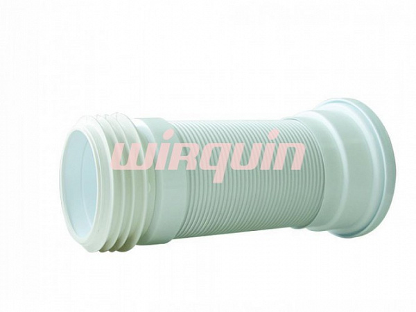 Труба фановая гофрированная армированная Wirquin L290-640 мм, D110 мм, для выпуска унитаза