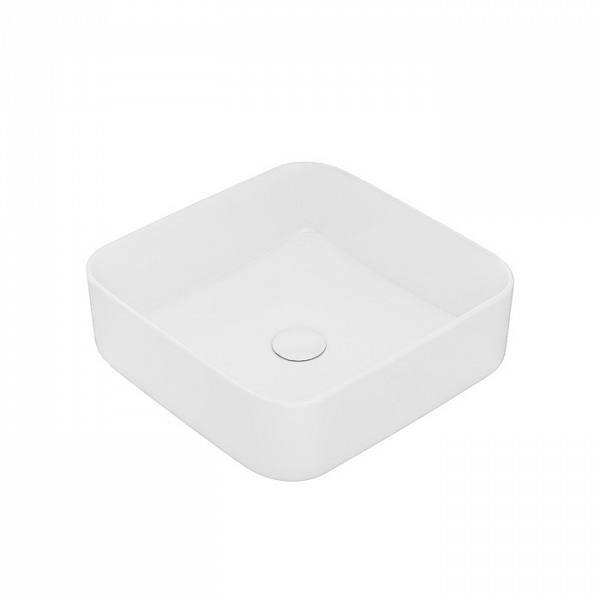 Белый глянцевый умывальник накладной, Bridge, IDDIS, BRIWS04i27