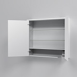 M70MCX0801WG SPIRIT, Зеркальный шкаф, 80 см, с подсветкой цвет: белый, глянец