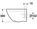Унитаз подвесной Gustavsberg Artic GB114330201231 с микролифтом