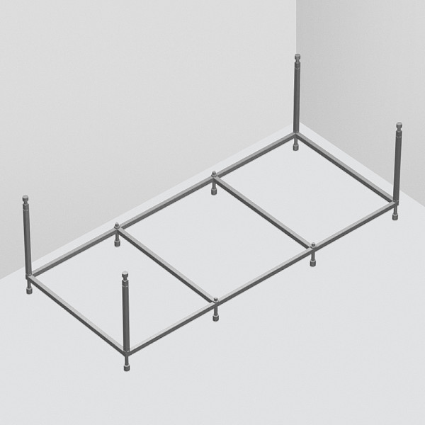 W80A-170-070W-R Like, каркас для ванны A0 170х70 см, шт