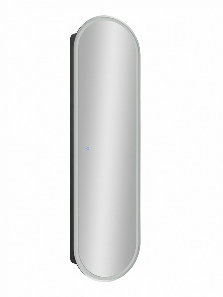 Зеркало-пенал Континент "Elmage black LED" 450х1600