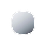 M8FMOX0551WGS Зеркало универсальное с контурной LED-подсветкой, ИК- сенсором, квадрат, 55 см