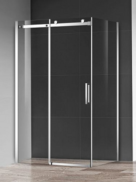 Душевая дверь в нишу AQUAme 1000*1950мм., стекло 8мм, цвет профиля хром.
