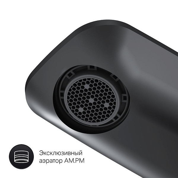 F50A02322 Inspire V2.0 смеситель для умывальника сенсорный, черный, шт.