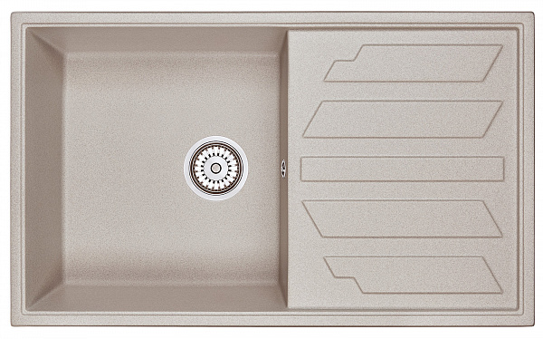 Мойка кухонная Granula прямоугольная кварц 8601, КЛАССИК
