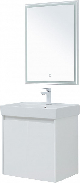 Мебель для ванной Aquanet Nova Lite 60 белый глянец (2 дверцы) 00302532